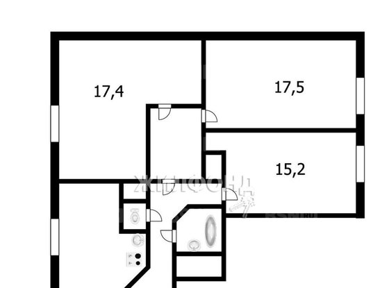 Продажа трехкомнатной квартиры - Загородный проспект, д.42 