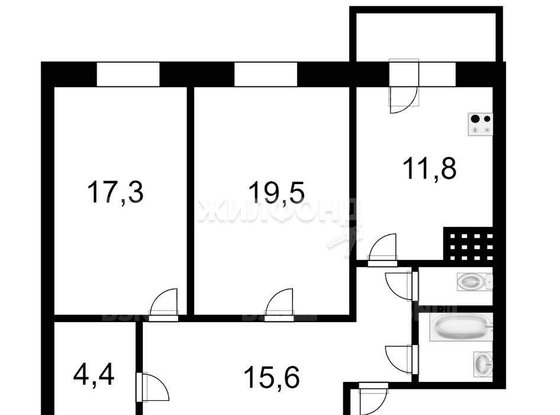 Продажа двухкомнатной квартиры - Коломяжский проспект, д.15, корп.2 