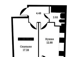 Продажа однокомнатной квартиры в новостройке - Авиаторов Балтики пр., д. 25 