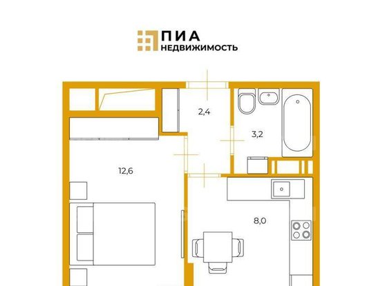 Продажа однокомнатной квартиры - Мурино, Воронцовский бульвар, д.21, корп.2 