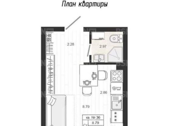 Продажа однокомнатной квартиры - деревня Малое Верево, Кутышева улица, д.9, Вк9 