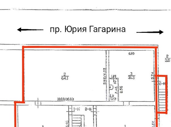 Продажа универсального помещения - Юрия Гагарина проспект, д.3 