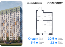 Продажа квартиры студии в новостройке - Невская Долина, 1.1 