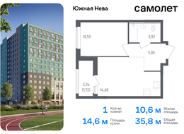 Продажа однокомнатной квартиры в новостройке - улица Первых, 8к1 