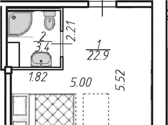 Продажа однокомнатной квартиры - Подъездной переулок, д.13 