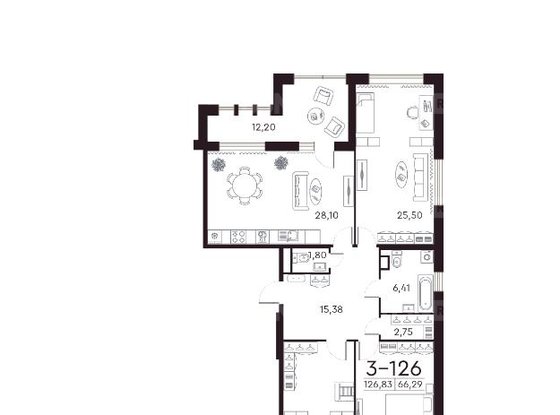 Продажа трехкомнатной квартиры - Петровский проспект, д.22, корп.2 стр 1 