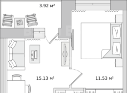 Продажа однокомнатной квартиры в новостройке - Ленинградская область, город Мурино, улица Шоссе в Лаврики, 72к2 