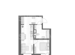 Продажа однокомнатной квартиры в новостройке - ул. Ивинская, д. 19, корп. 1 