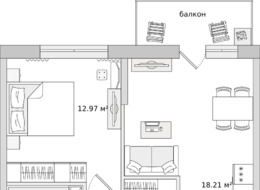 Продажа однокомнатной квартиры в новостройке - ул. Белоостровская, д. 8 