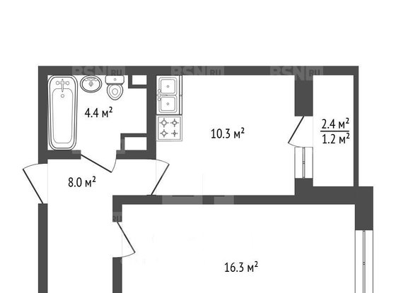 Продажа однокомнатной квартиры - Головнина бульвар, д.12, корп.1 стр 1 