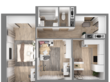 Продажа двухкомнатной квартиры в новостройке - г. Санкт-Петербург, 3-я Конная Лахта, участок 9, (северо-восточнее дома 45, литера Д по 3-ей Конной Лахте)
 