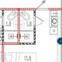 Продажа однокомнатной квартиры - Малый В.О. проспект, д.30, корп.32 