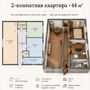 Продажа двухкомнатной квартиры - поселок Кирилловское, Советская улица, д.26 