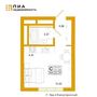 Продажа однокомнатной квартиры - Челюскина улица, д.1 