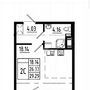 Продажа однокомнатной квартиры - Уральская улица, д.21, стр1 