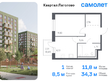 Продажа однокомнатной квартиры в новостройке - жилой комплекс Квартал Лаголово, 1 