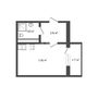 Продажа однокомнатной квартиры - Арцеуловская аллея, д.23, корп.1 стр 1 