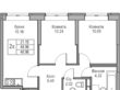 Продажа двухкомнатной квартиры в новостройке - г. Санкт-Петербург, 3-я Конная Лахта, участок 9, (северо-восточнее дома 45, литера Д по 3-ей Конной Лахте)
 