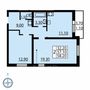 Продажа двухкомнатной квартиры - Корнея Чуковского улица, д.3, корп.2 