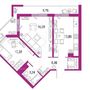 Продажа двухкомнатной квартиры - Кудрово, Европейский проспект, д.22 