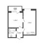 Продажа однокомнатной квартиры - Крыленко улица, д.6, корп.2 