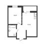 Продажа однокомнатной квартиры - деревня Новосаратовка, Первых ул, д.4, корп.3 