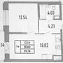 Продажа однокомнатной квартиры - Полевая Сабировская улица, д.45, корп.1 