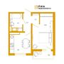 Продажа однокомнатной квартиры - Чарушинская улица, д.10, стр1 