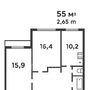 Продажа двухкомнатной квартиры - Королёва проспект, д.28 